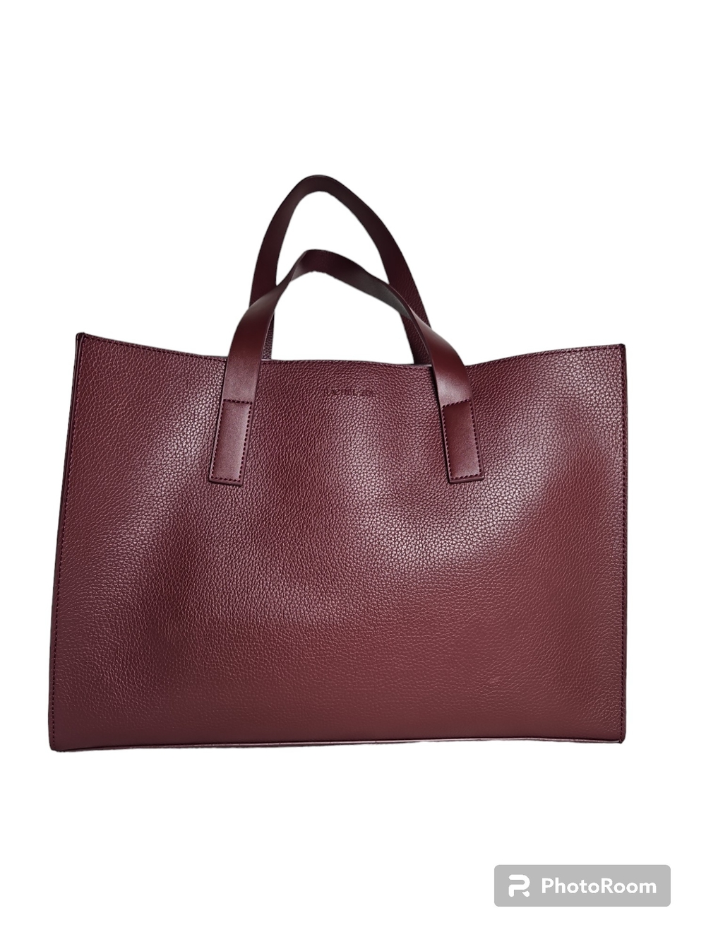 Rachel Zoe Arialith Burgandy Vegan Leather Everyday Tote Bag - Picture 1 of 7